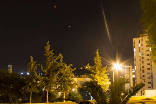 Total Lunar Eclipse Constantine Algeria Emir Abdelkader